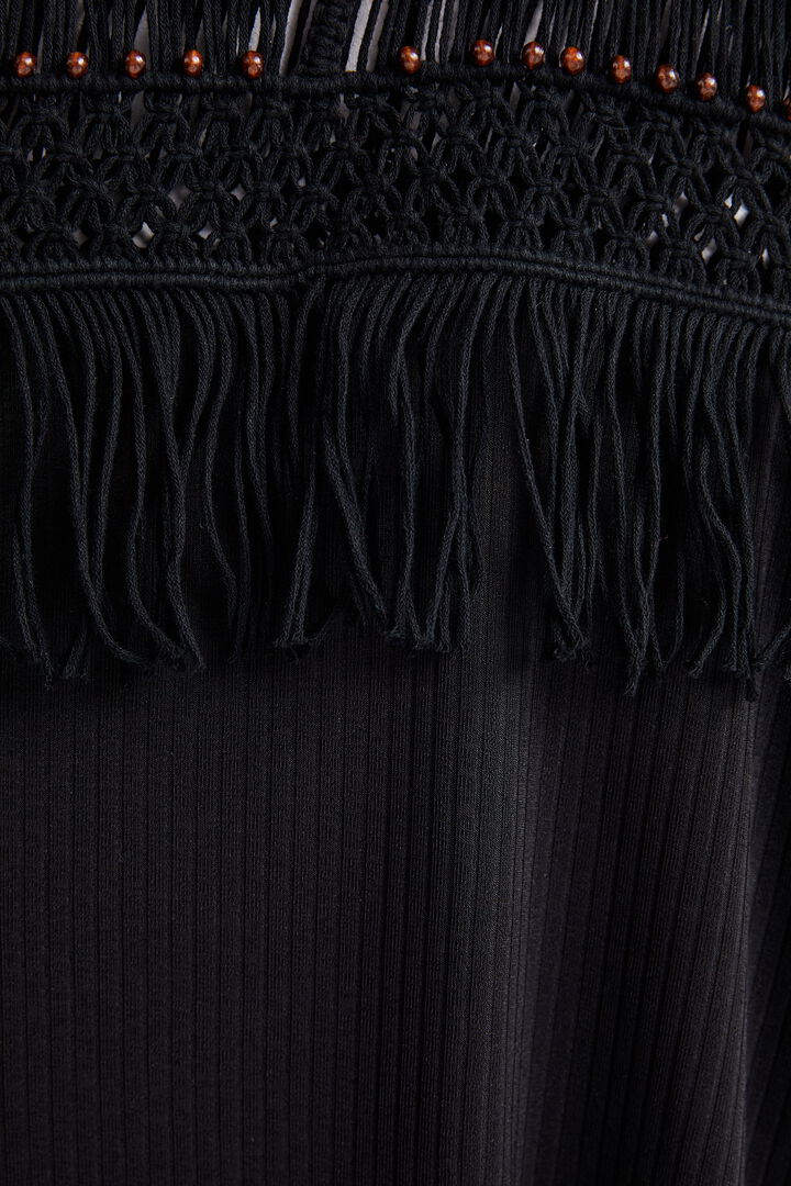 マクラメ ホルターネックワンピース | Desigual