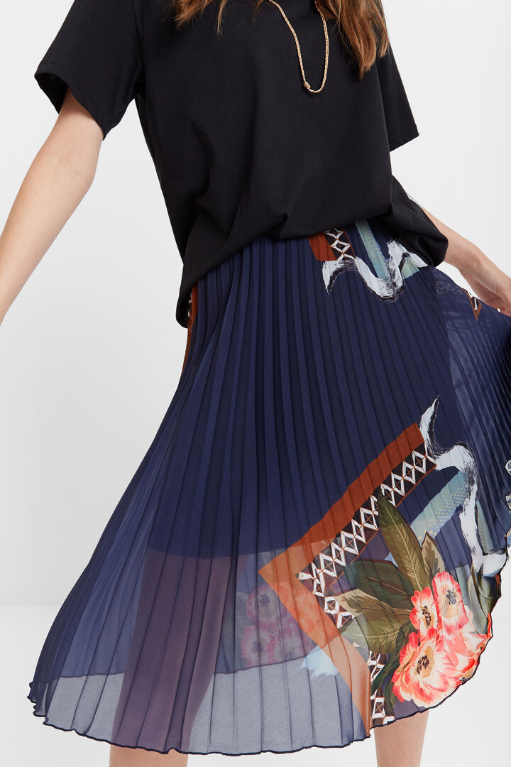Pleated arty skirt | Desigual