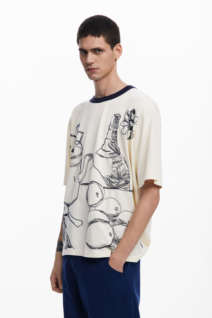 T-shirt à manches courtes nature morte