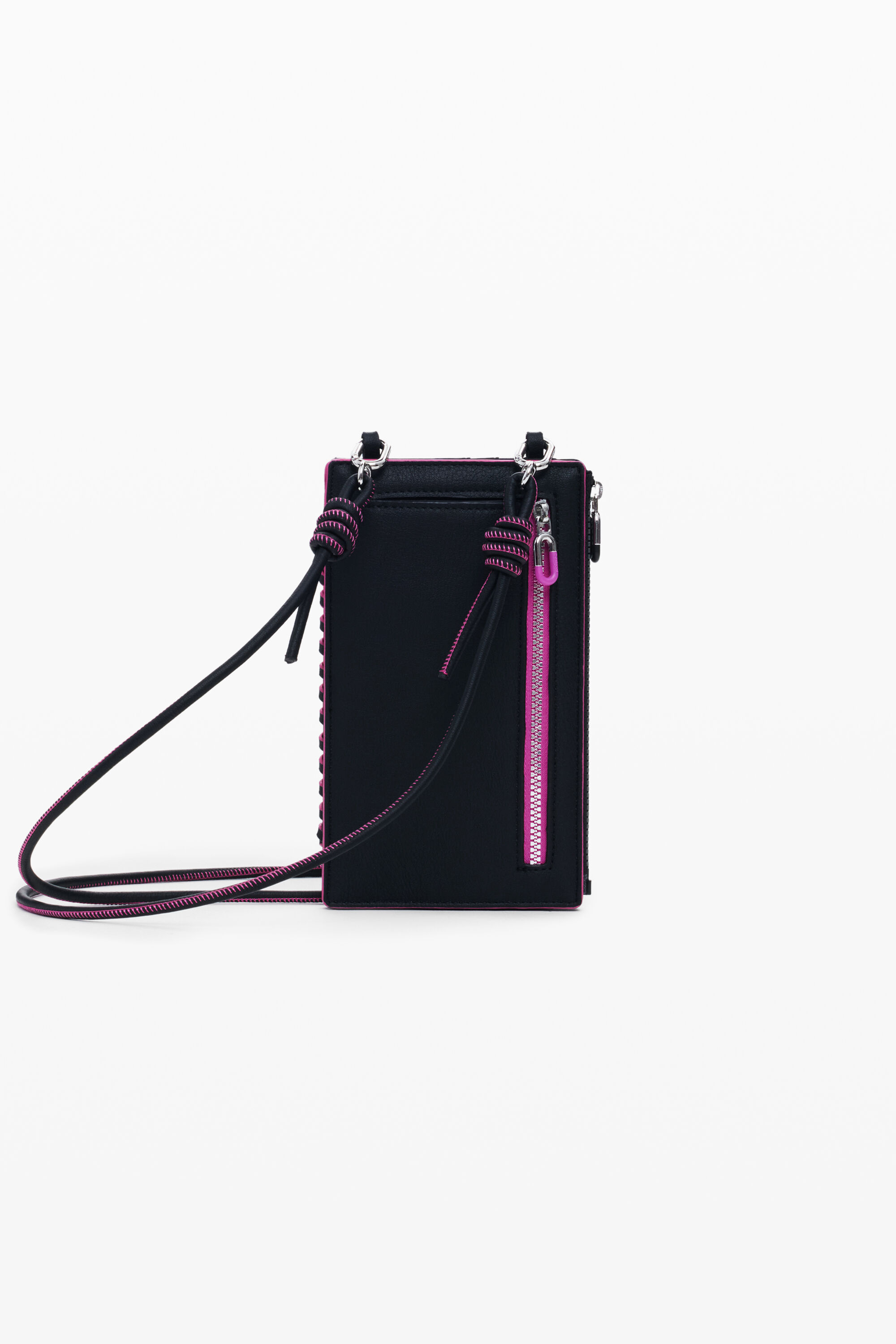 Desigual★ブラウン☆ロゴ☆カード入れ付き☆スマホショルダー デシグアル Desigual Sロゴの財布 （ブラウン） -waja bazar