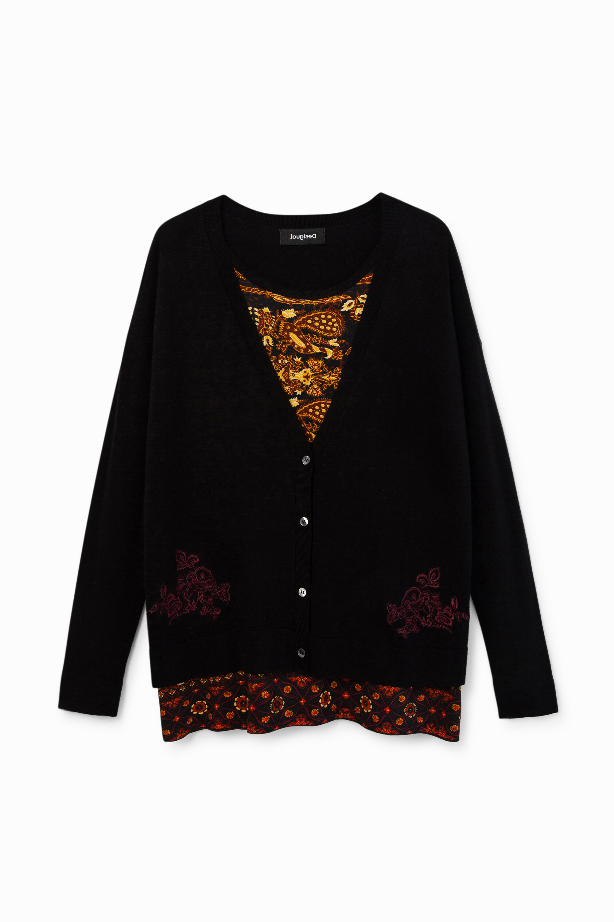 Boho knit jacket