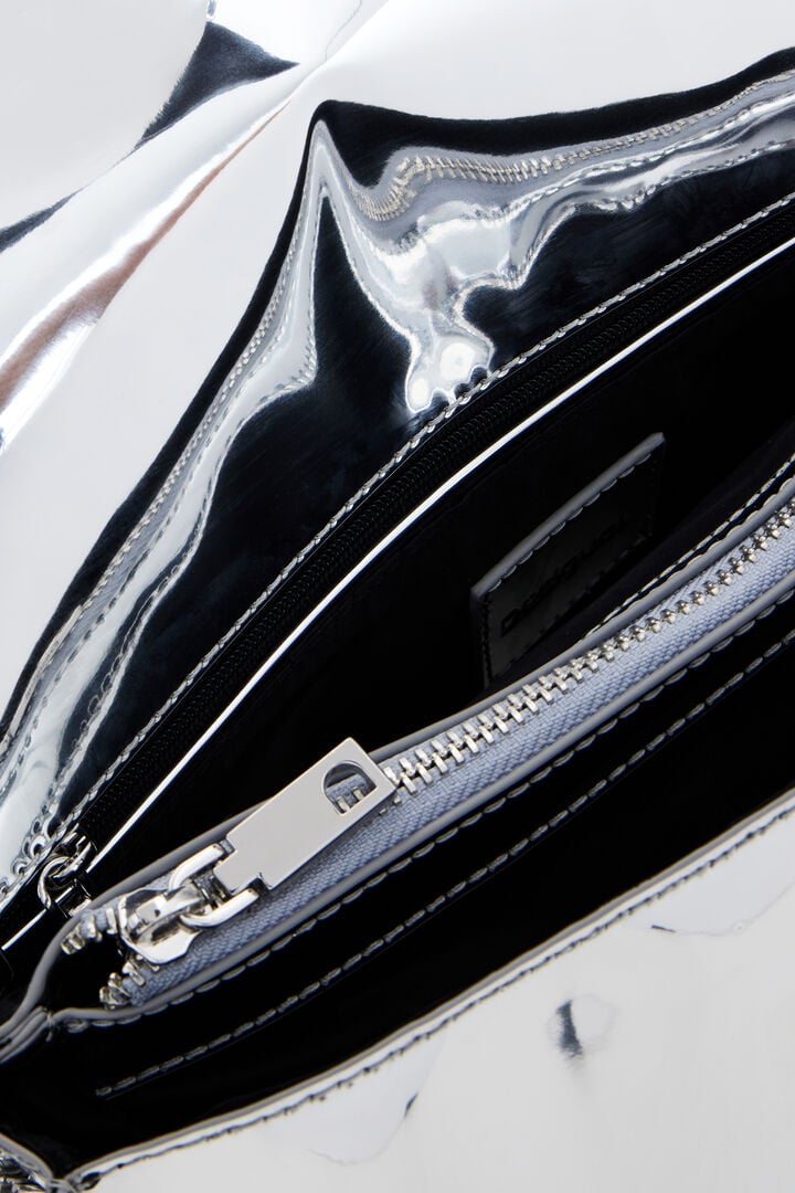 Faux leather effect bag with logo | Desigual