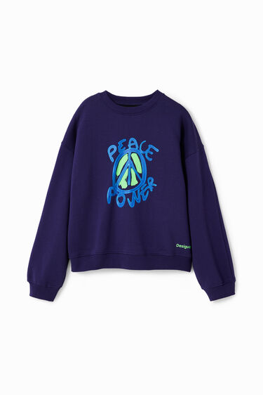 Dessuadora oversize Peace | Desigual
