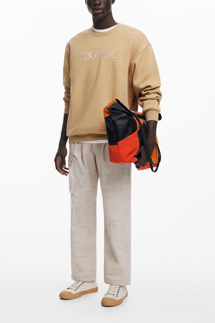 Embroidered sweatshirt | Desigual