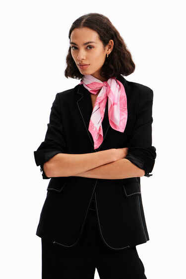 Pink Panther square scarf | Desigual