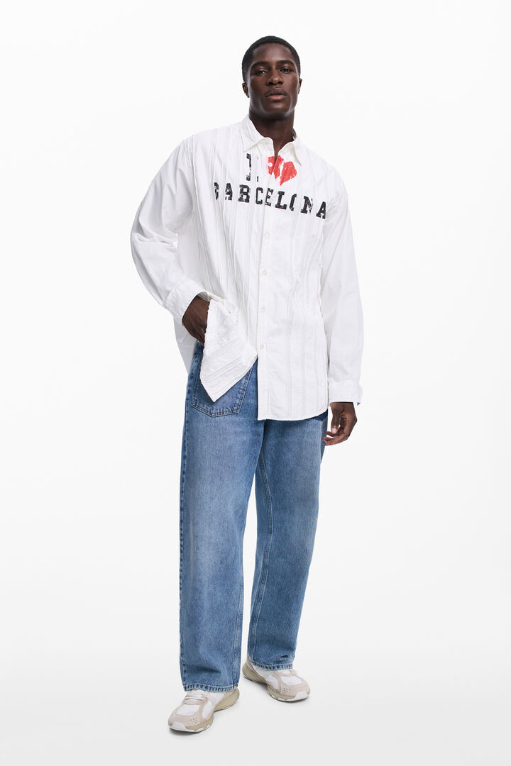 Camisa oversize Barcelona Botter | Desigual