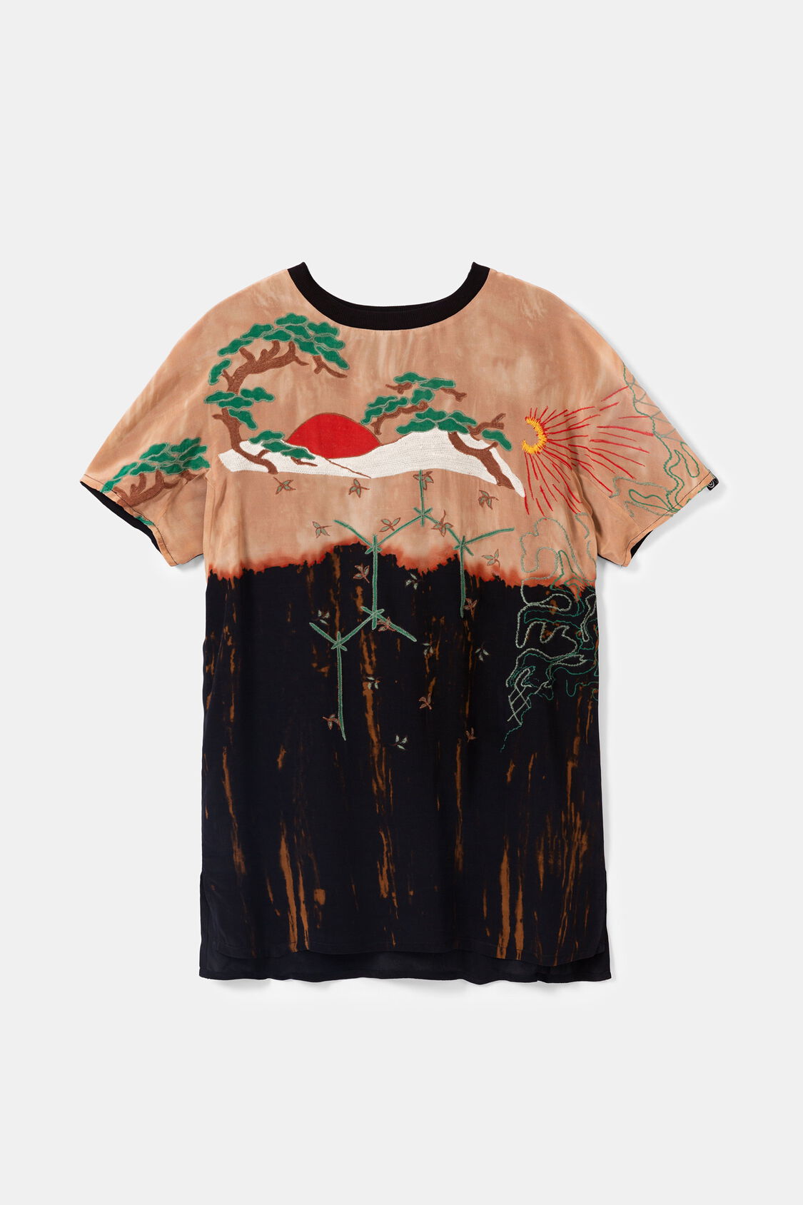 Blusa Manga Corta Estilo Japones Desigual Com