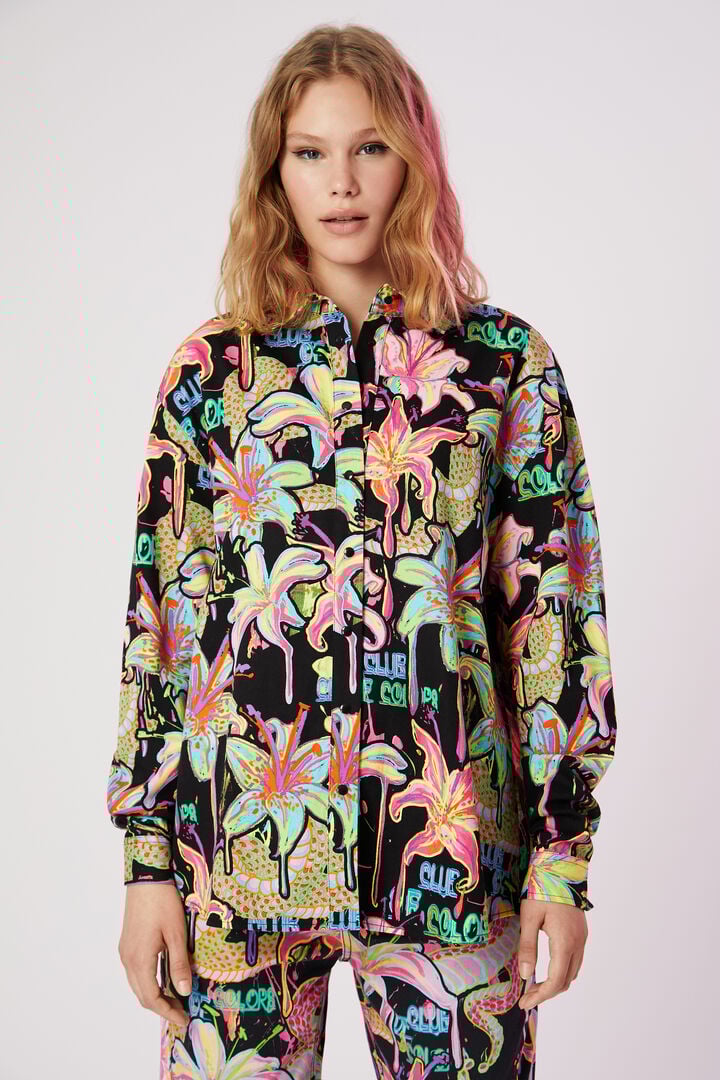 Chemise oversize imprimée | Desigual