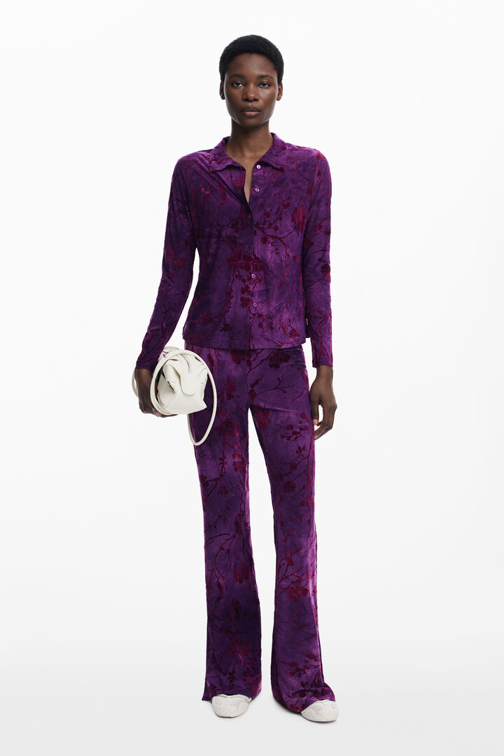 Camiseta abotonada oriental | Desigual