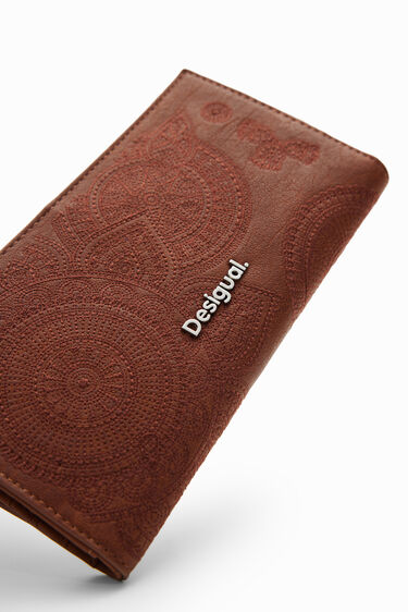 Large embroidered wallet | Desigual