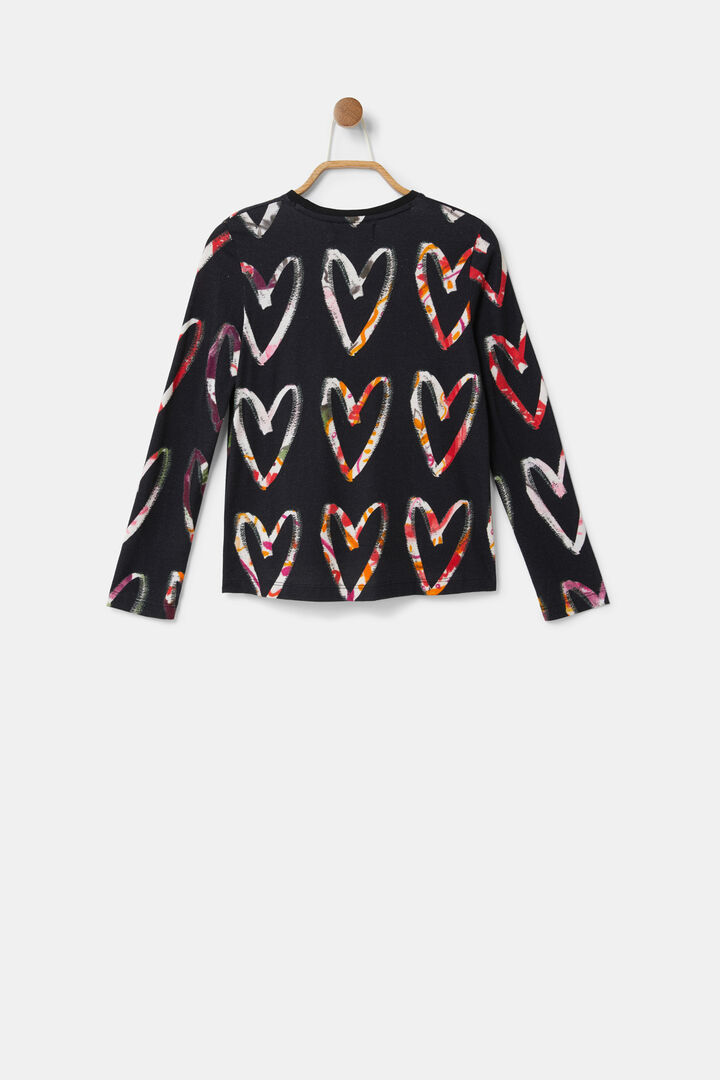 Long sleeve T-shirt hearts | Desigual