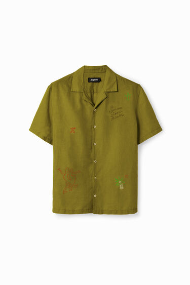 Camisa resort bordados | Desigual