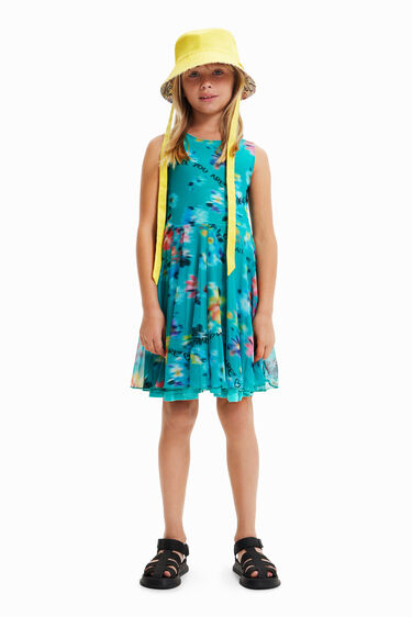 Sleeveless out-of-focus dress | Desigual