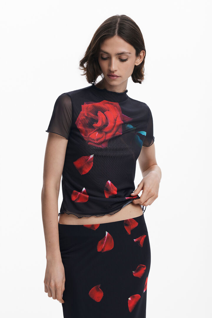 Jupe midi pétales Tyler McGillivary | Desigual
