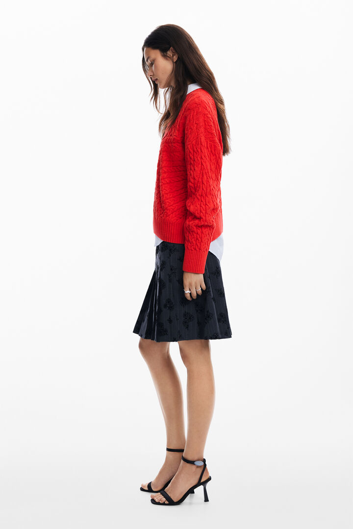 Textured knit sweater | Desigual