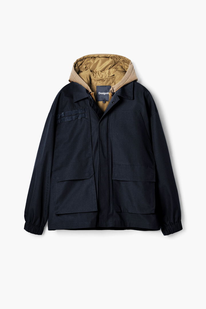 Windbreaker with a hood