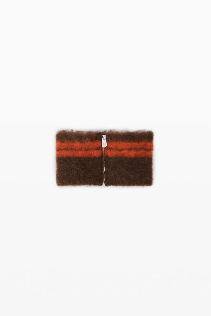 Zipper knit scarf