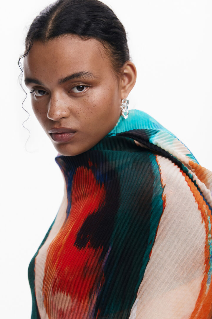 Foulard rectangular estampado | Desigual