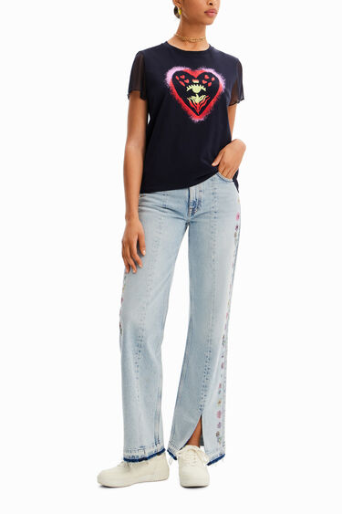 Arty heart T-shirt | Desigual