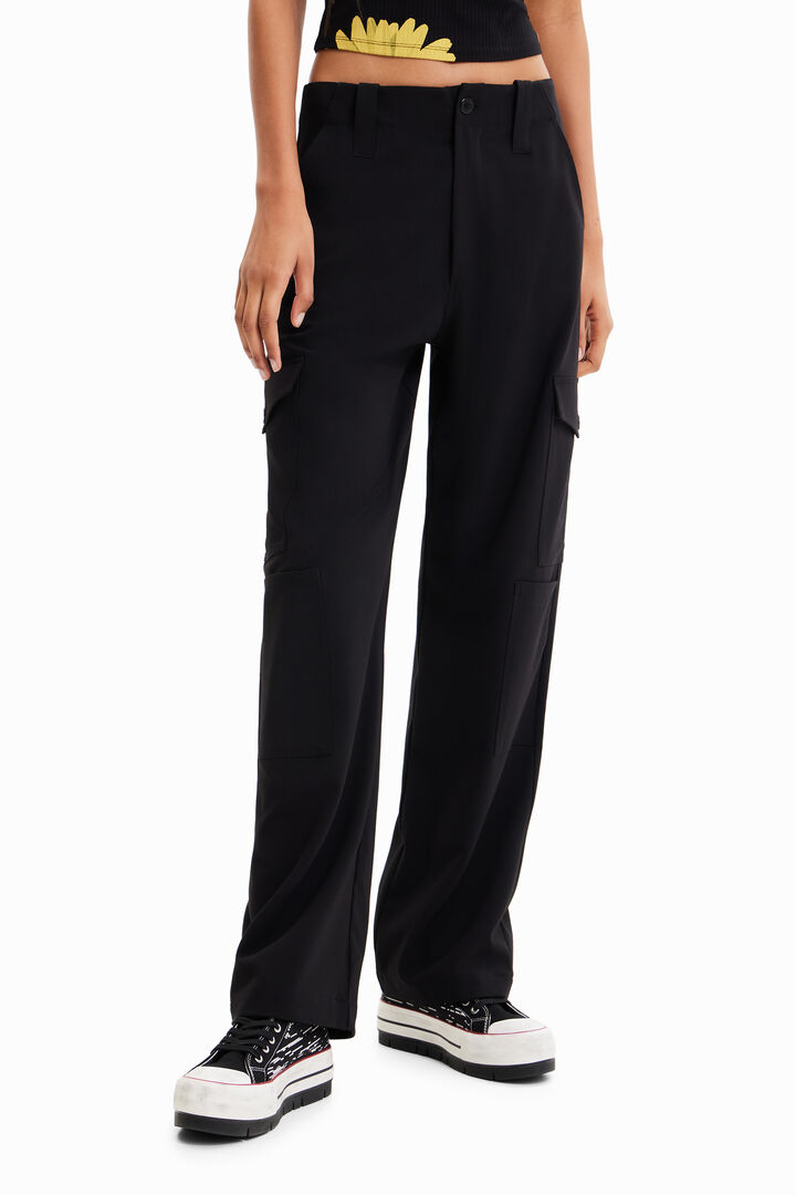 Flowy cargo trousers | Desigual
