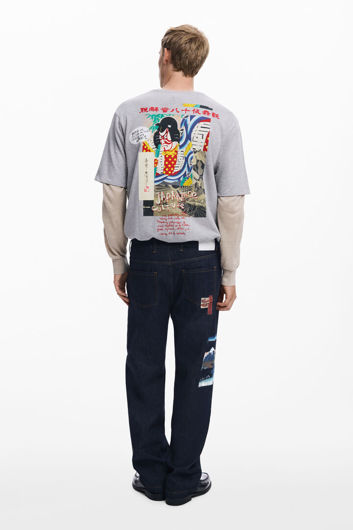 Jeans met oosters patroon | Desigual