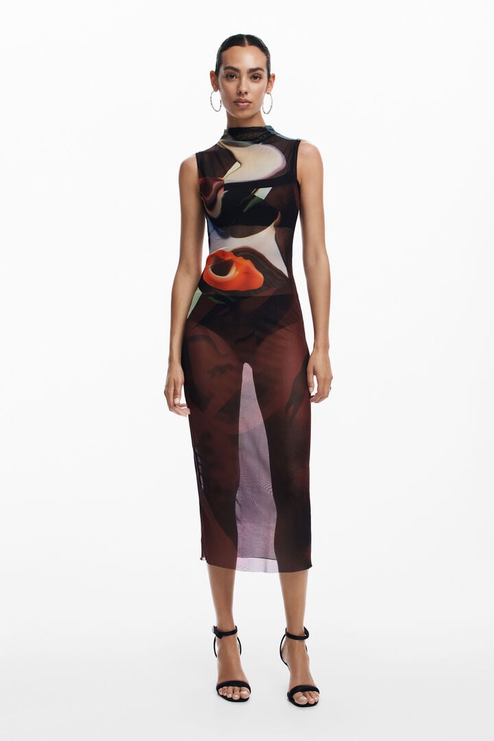 Robe midi multiposition | Desigual