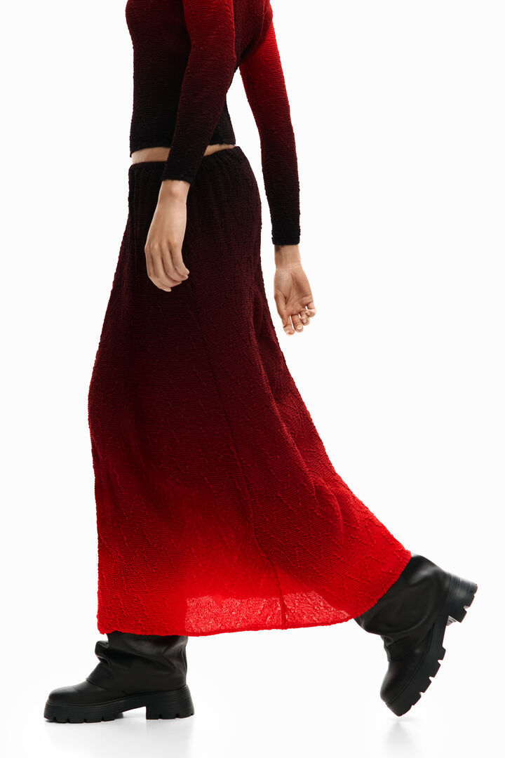 Jupe midi dégradée | Desigual