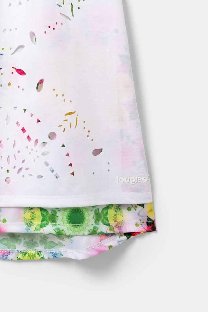 T-shirt double layer die cut | Desigual