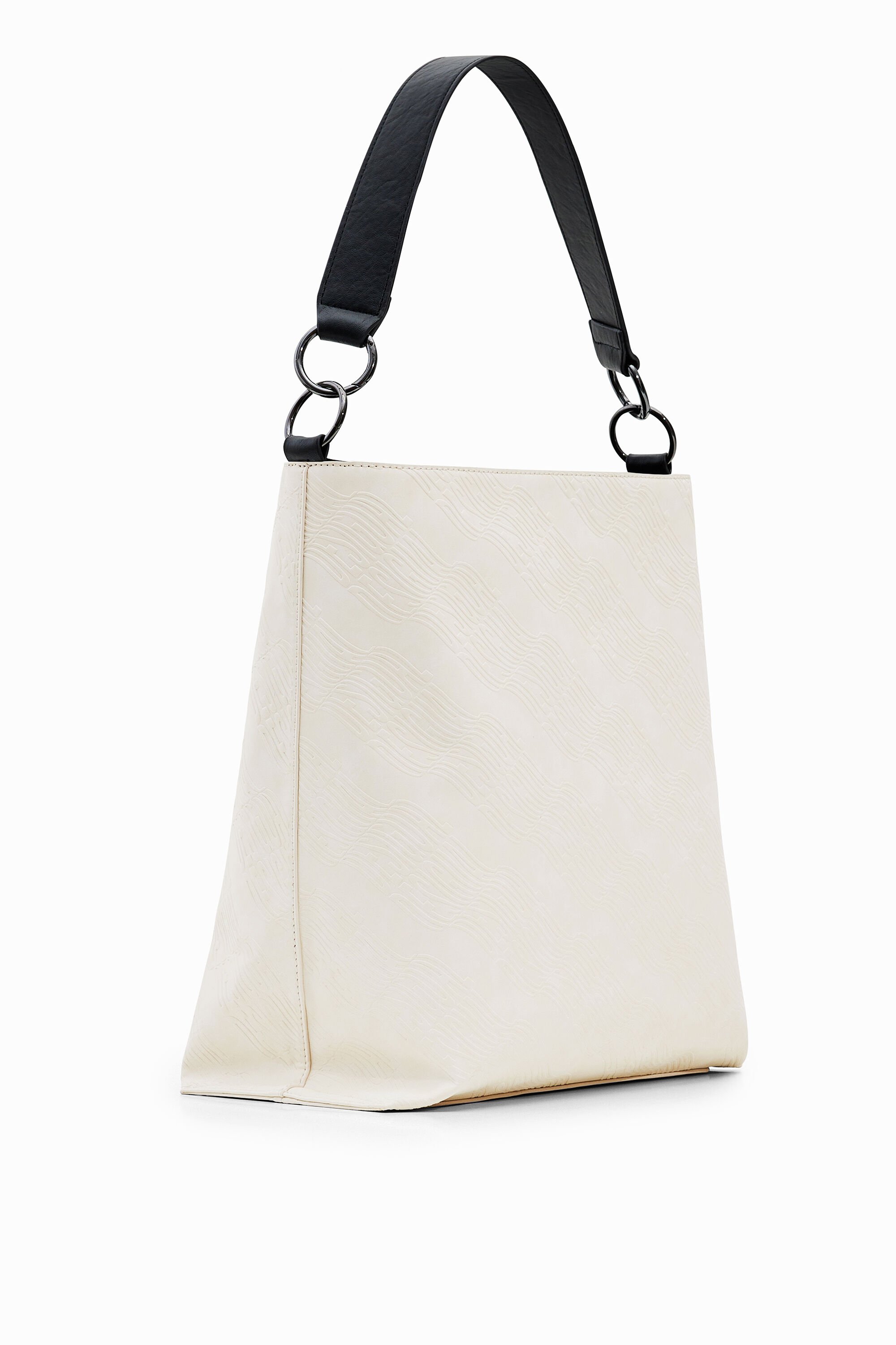 Large logo bucket bag