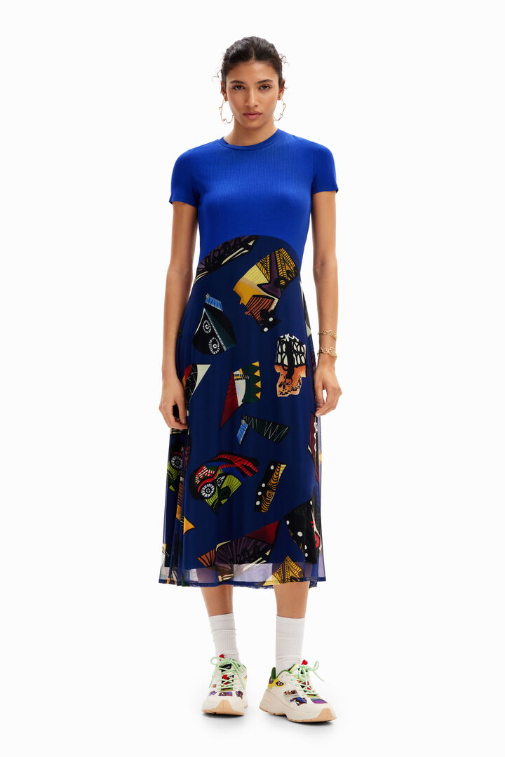 Sukienka midi łączona M. Christian Lacroix | Desigual