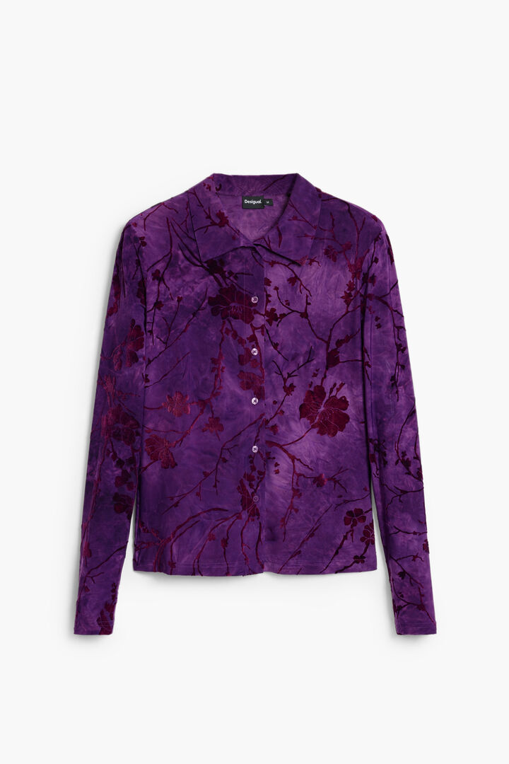 Camiseta abotonada oriental | Desigual