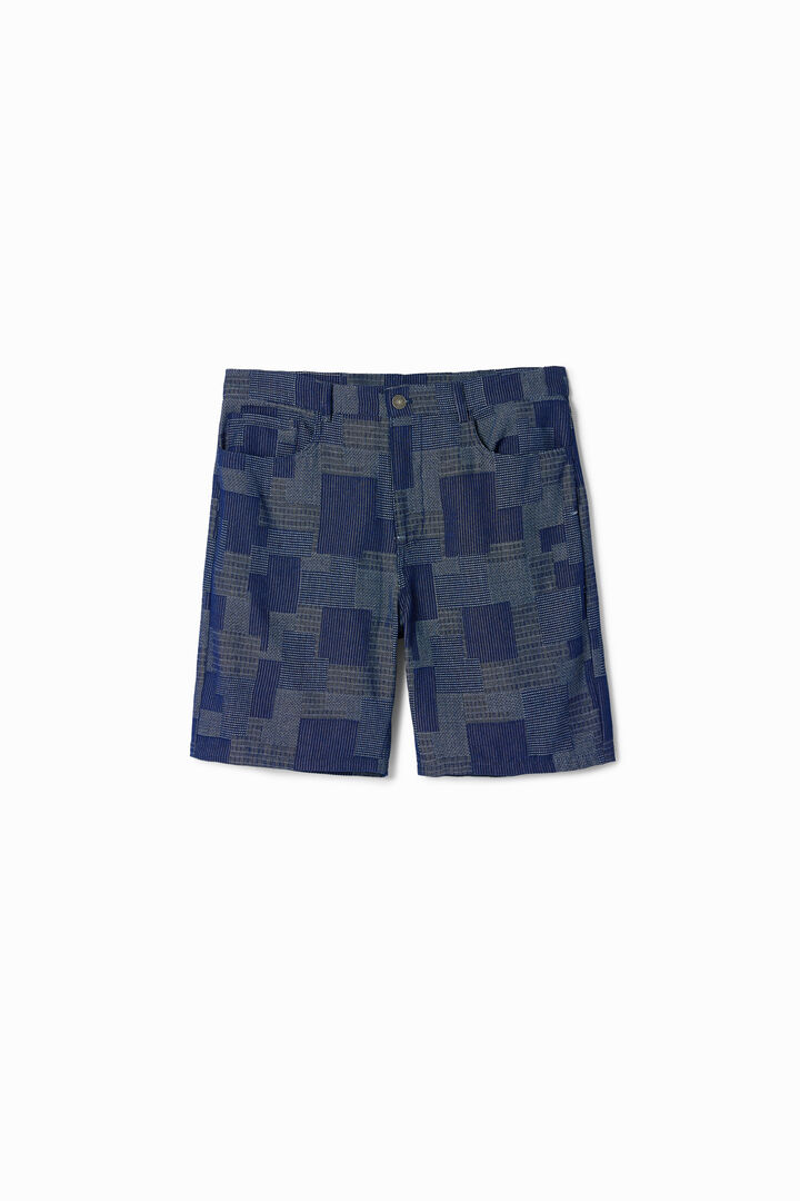 Patch denim shorts | Desigual