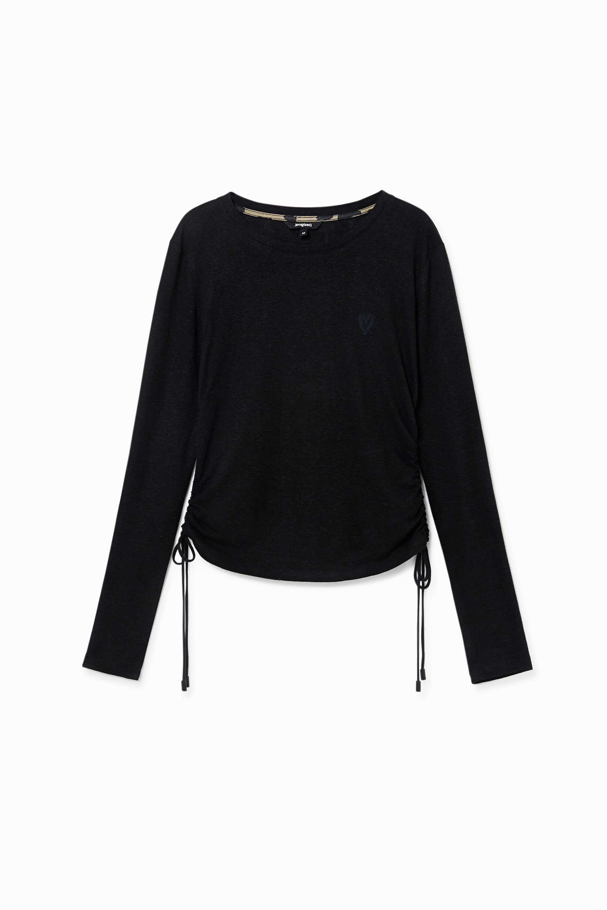 Slim gathered T-shirt