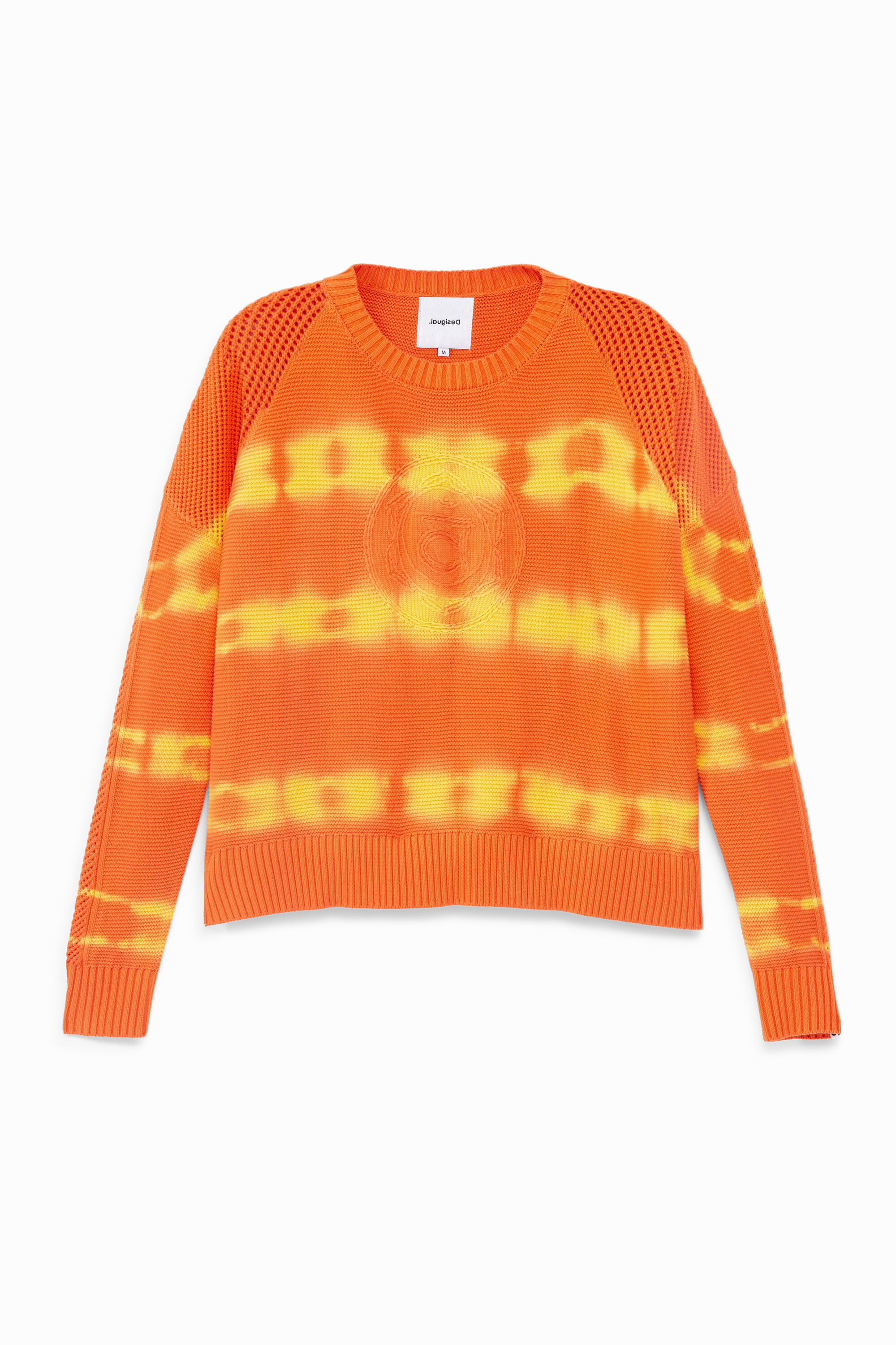 Faded ethnic knit jumper