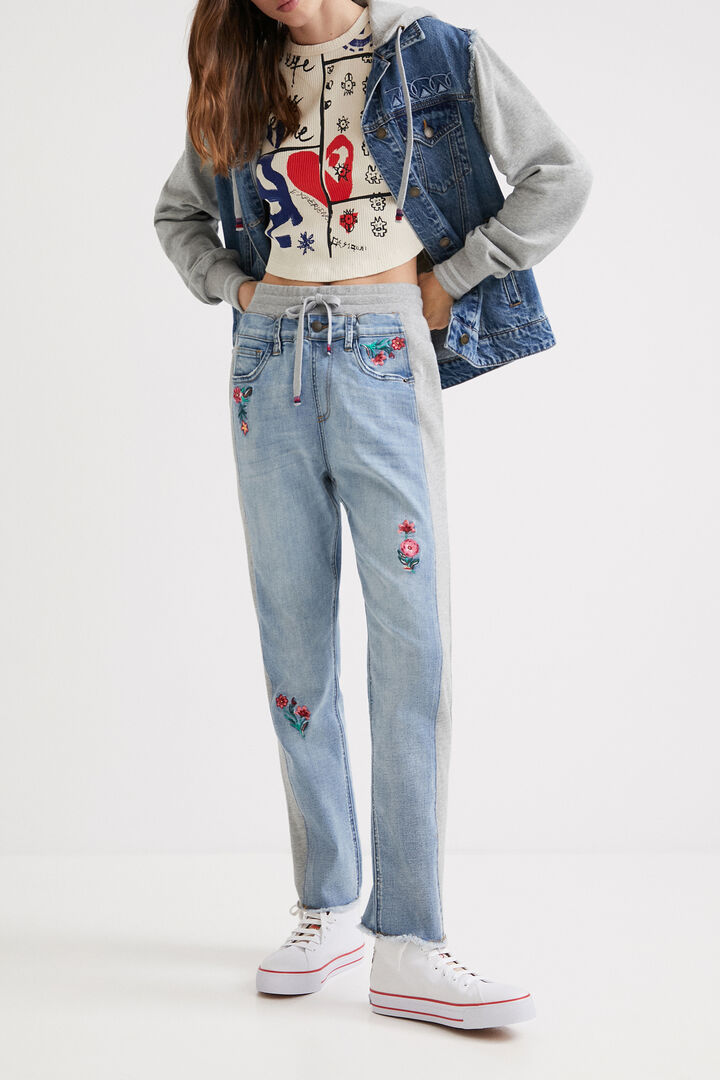 Vaquero jogger floral | Desigual
