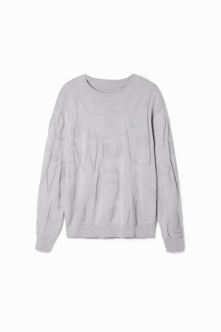Pull en maille texturée