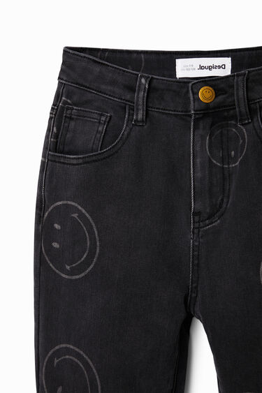 Rechte jeans Smiley® | Desigual