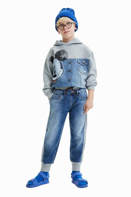 Hibridne jeans jogger hlače