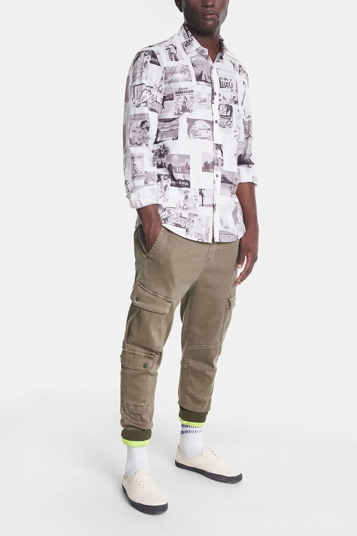 Camisa orgànica amb postals | Desigual