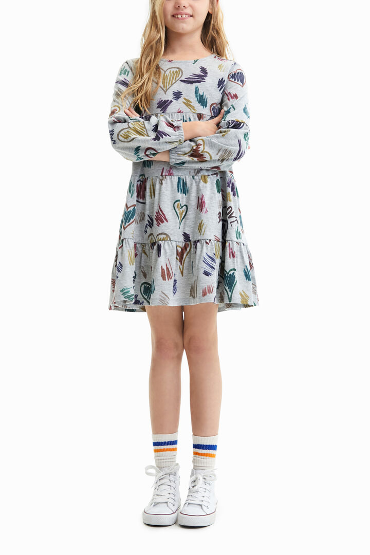 Vestido dibujos corazones | Desigual