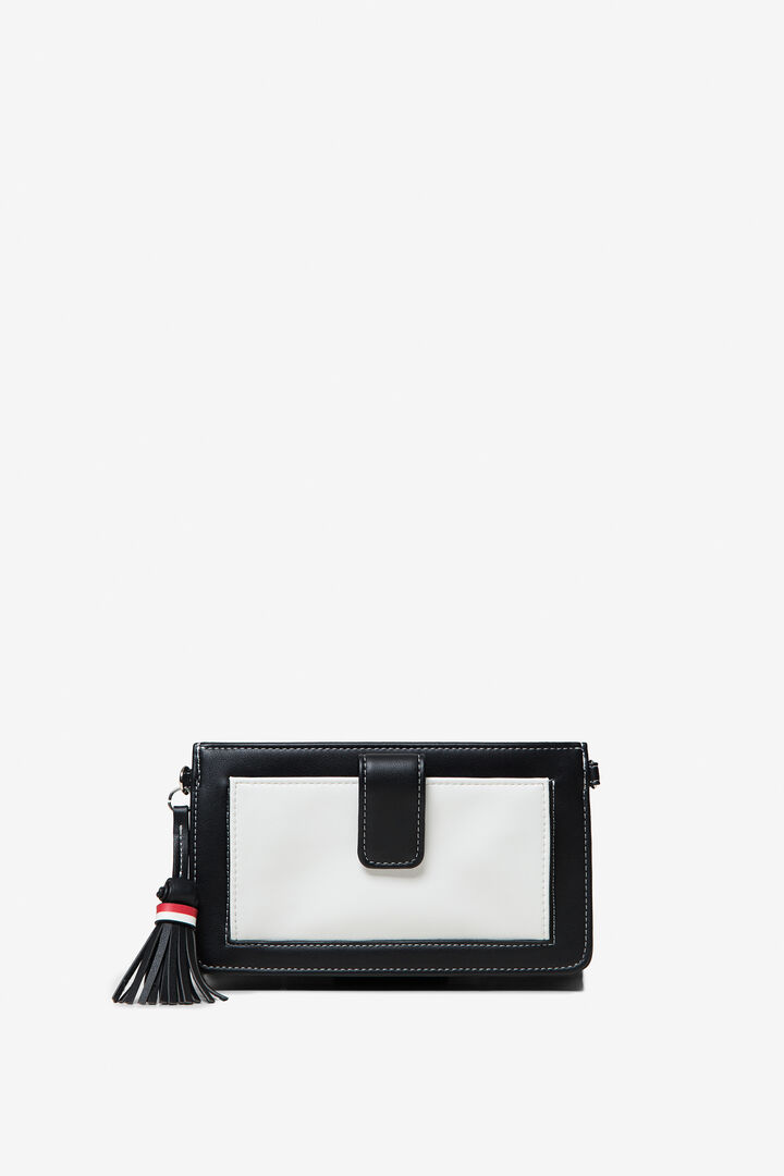 Clutch-Billetero 2-en-1 con letras en relieve | Desigual