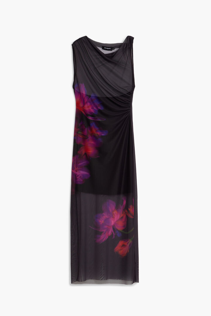 Tulle flower dress | Desigual
