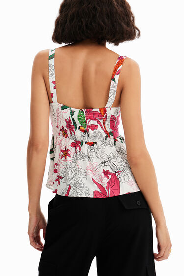 Top tirantes tropical | Desigual