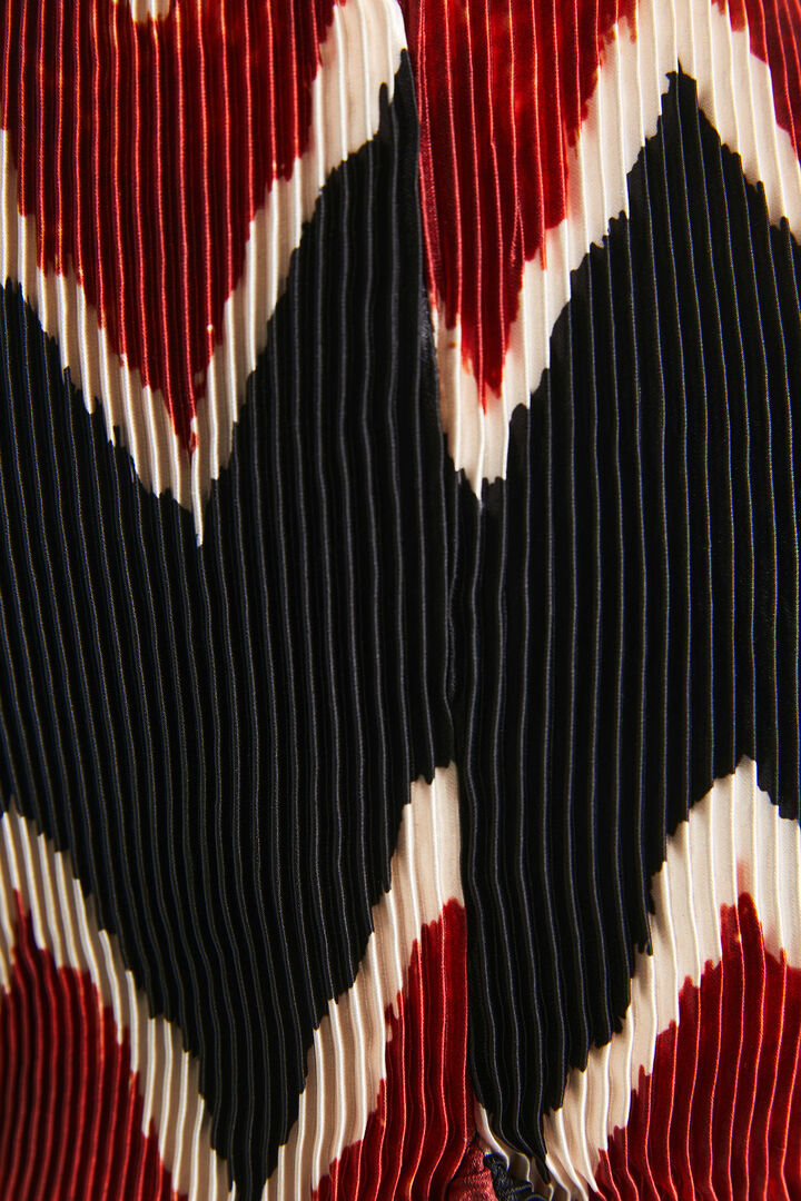 Geometric pleated bag | Desigual
