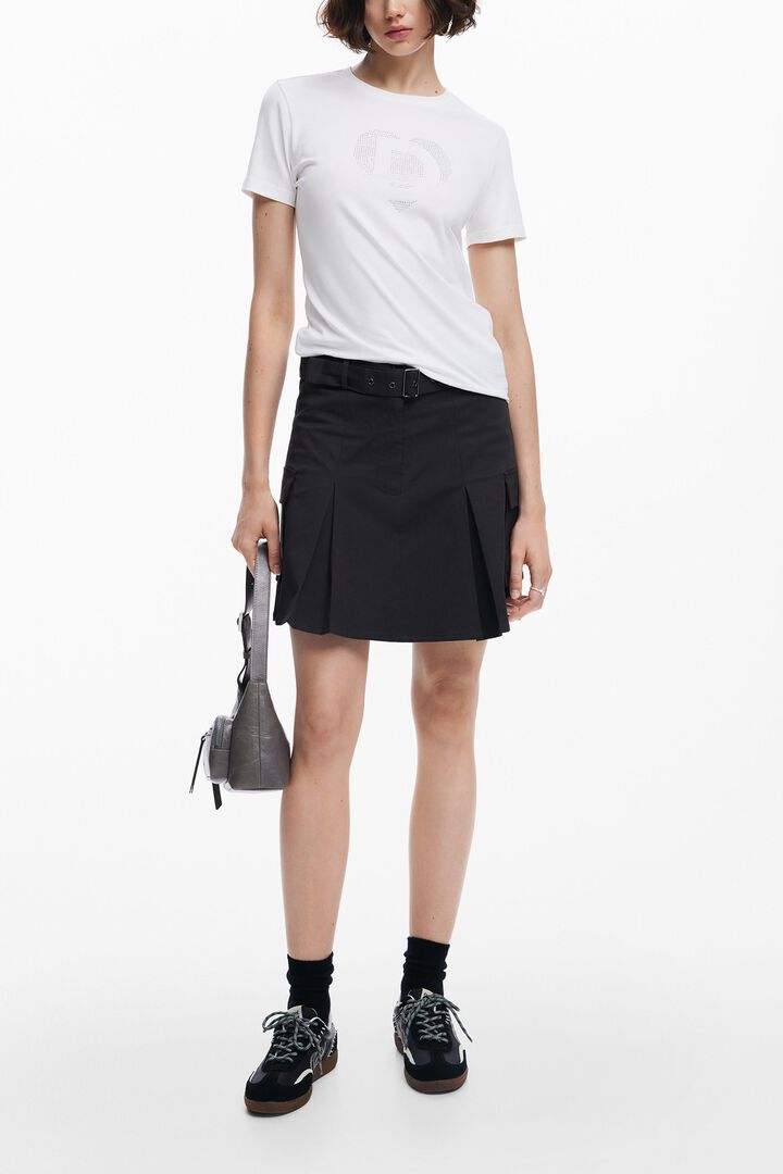 Camiseta imagotipo strass | Desigual