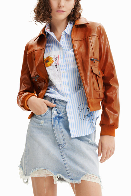 Retro-Jacke Taschen