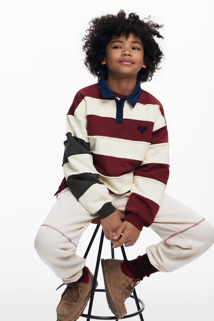 POLO W PASKI Z DŁUGIM RĘKAWEM | Desigual