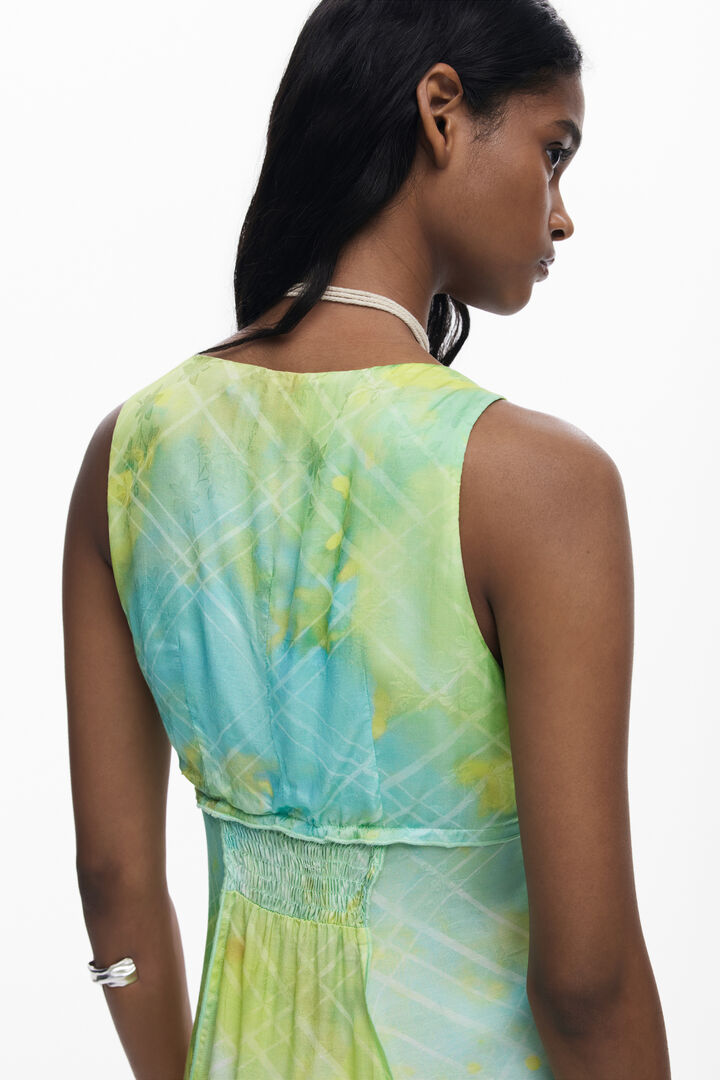 Vestido largo botones | Desigual