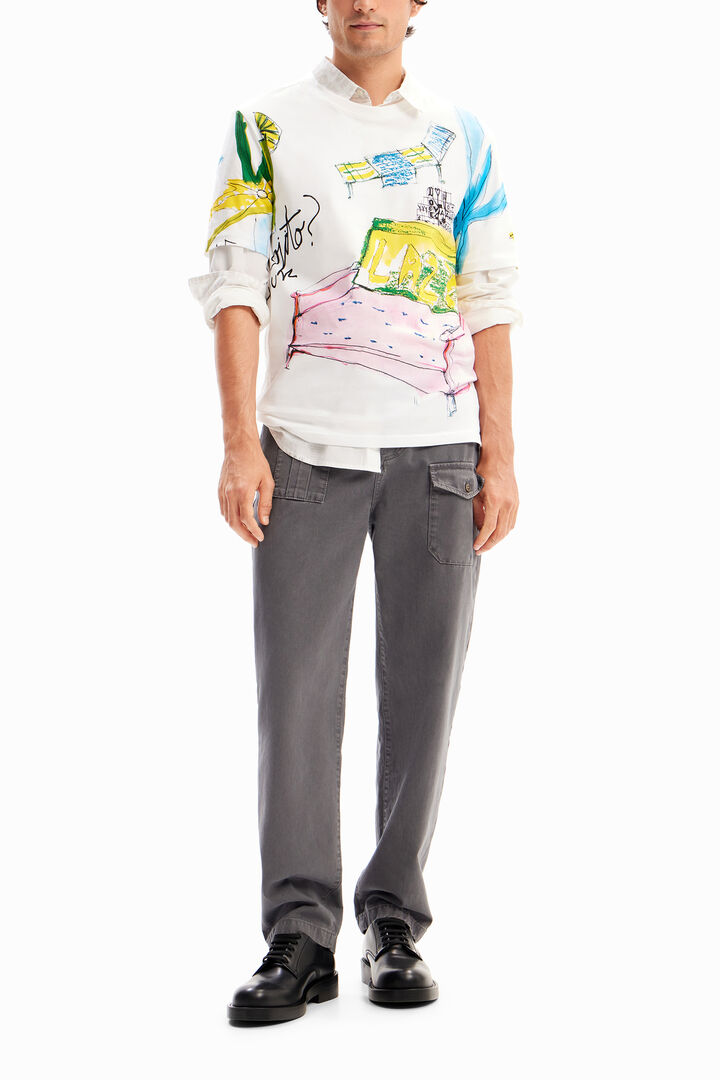 Short-sleeve angel T-shirt | Desigual