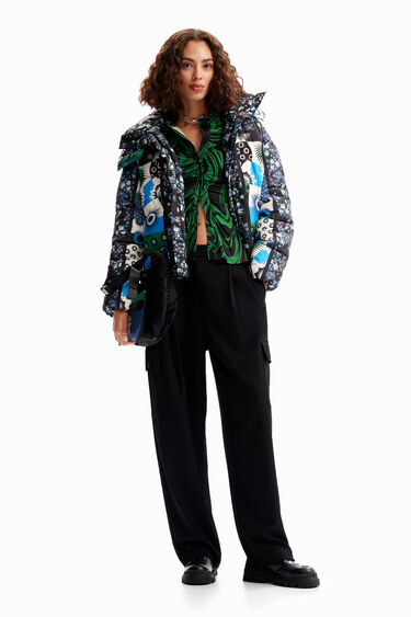 Padded patchwork jacket | Desigual